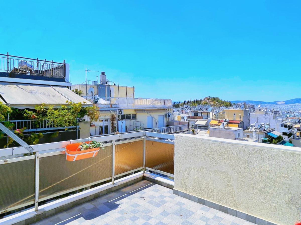 Wsd Luxury Stylish 1Bd Apt With City View Balcony Atenas Exterior foto